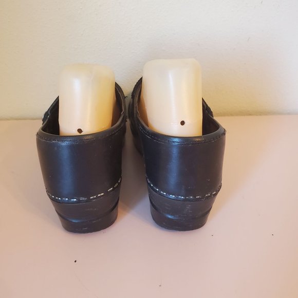 Sanita 39 Clogs Nursing Shoes Comfort‎ Leather Adjustable Snaps 8 - Picture 3 of 8
